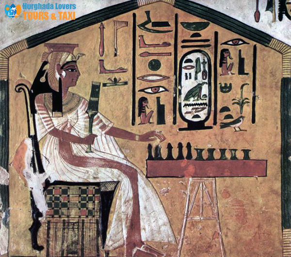 Grab der Nefertari QV66 im Tal der Königinnen Luxor Ägypten der schönsten Pharaonengräber.