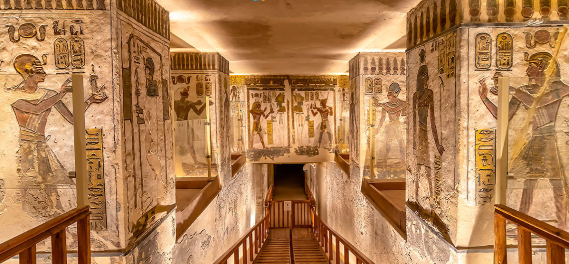 Grab von Ramses VI KV 9 Luxor Ägypten | Die berühmtesten Pharaonengräber in Tal der Könige