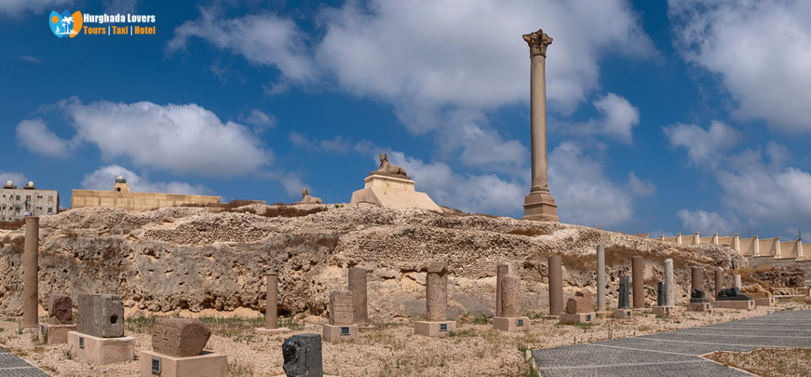 La Colonne de Pompée d’Alexandrie en Égypte | La colonne des mâts