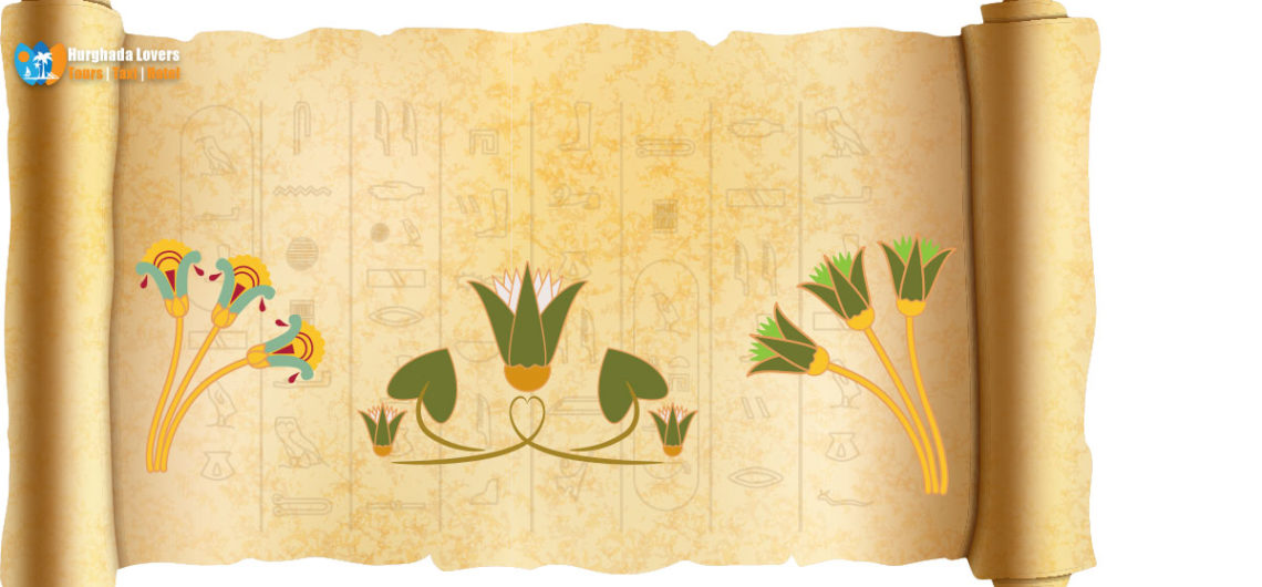 La Fleur de Lotus Pharaonique et son importance religieuse dans la vie des anciens Égyptiens dans la civilisation de l’Égypte ancienne.