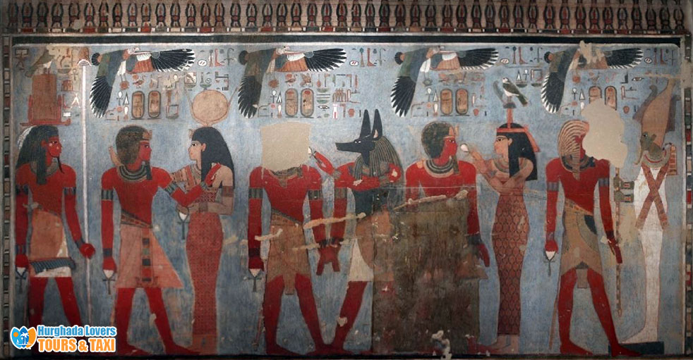 Grab von Amenophis III Im Tal der Könige, Luxor, Ägypten | Die Geschichte des Baus der wichtigsten Königsgräber, die antike Zivilisation Ägyptens.