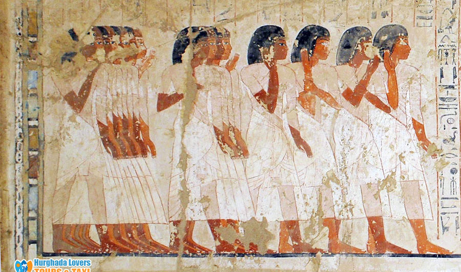 Het faraonische graf van Ramosa in Luxor Egypte | De geschiedenis van de bouw van de belangrijkste en grootste graven van Sheikh Abdel Gorna.