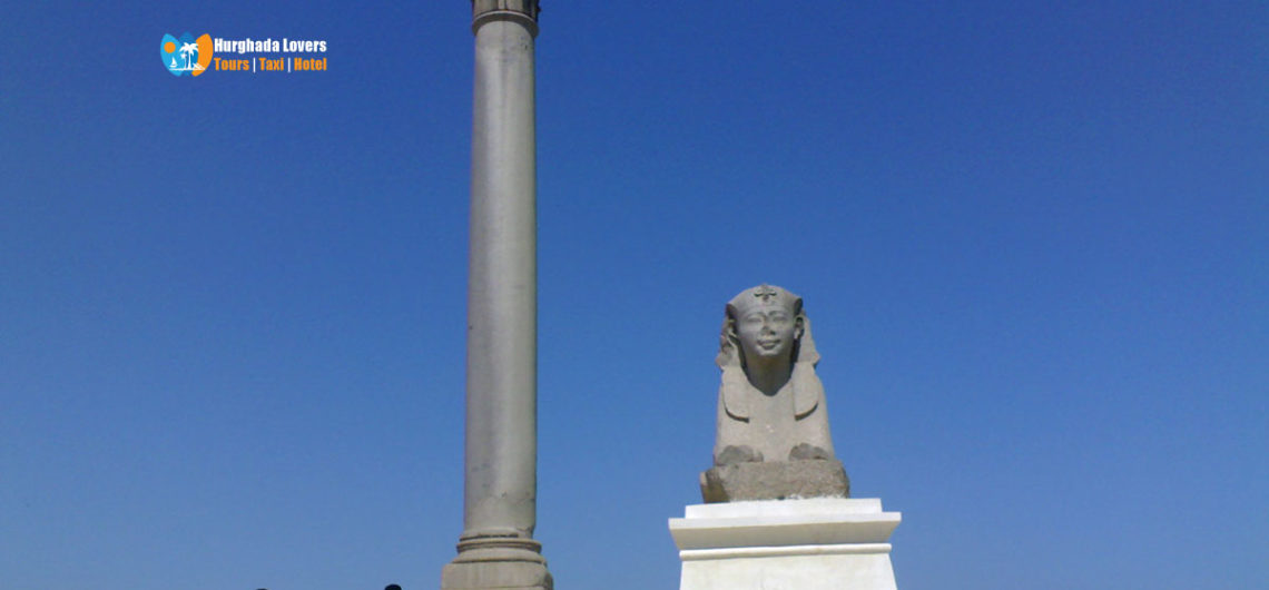 Pompeius' Pilaar in Alexandrië Egypte (de Masten' Pilaar)