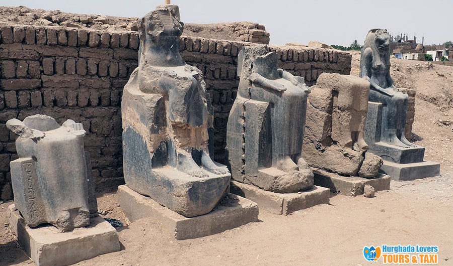 Amenhotep III Begrafenistempel in Luxor, Egypte