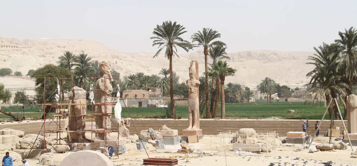 Temple of Amenhotep III in Luxor Egypt