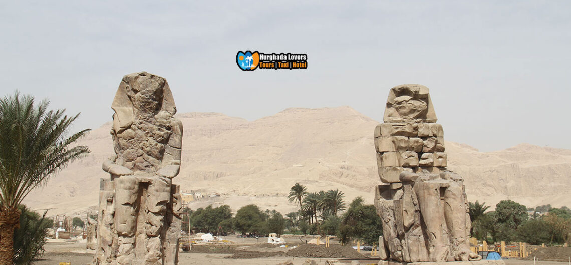 معبد أمنحتب الثالث في الأقصر مصر | المعابد المصرية الجنائزية وما هو سر تمثالا ممنون