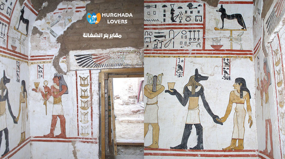 مقابر بئر الشغالة الأثرية في الواحات الداخلة الوادي الجديد مصر | حقائق وتاريخ بناء مقابر فرعونية