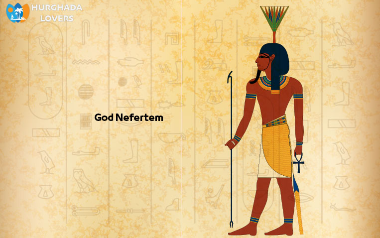 God Nefertem "Nefertum" | Facts Ancient Egyptian Gods and Goddesses | God of the fragrance and beauty Gott Nefertem