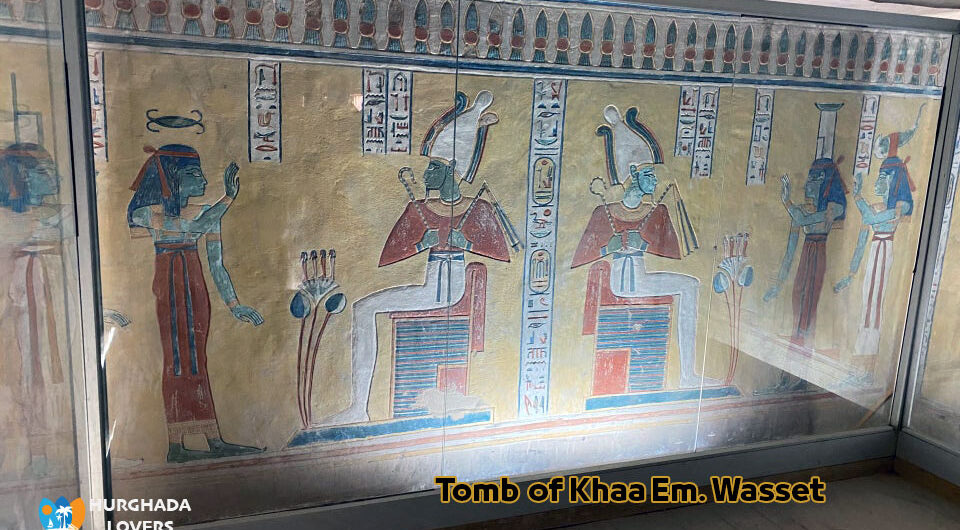 Tomb of Khaa Em. Wasset "Prince Khaemwaset" in the Valley of the Queens, Luxor, Egypt | Facts QV44