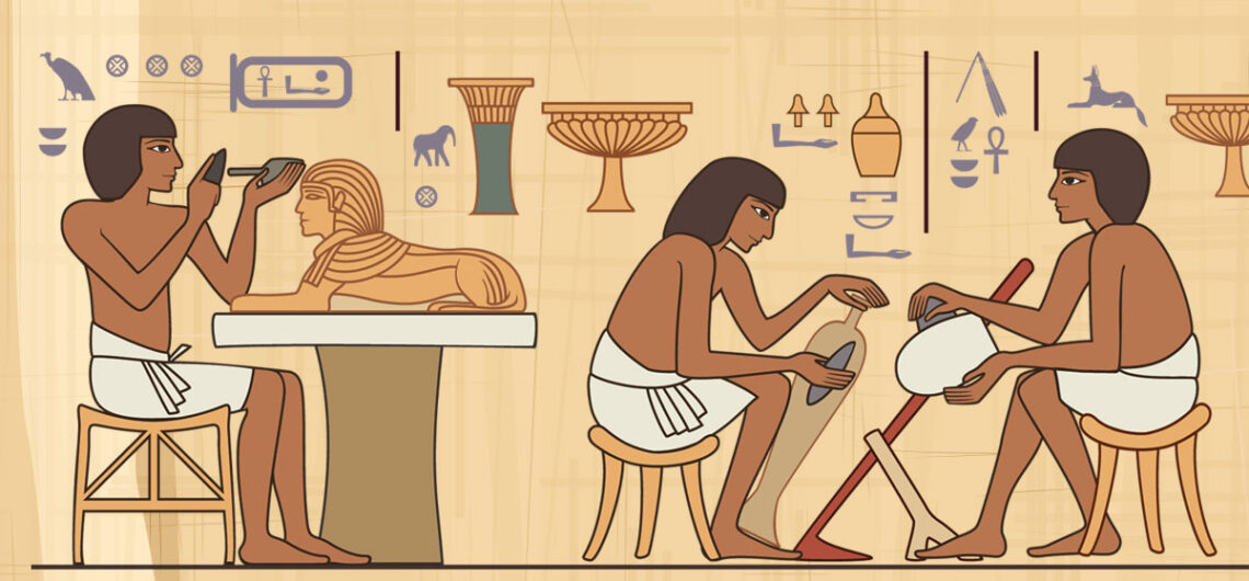 الصناعة في مصر القديمة | حقائق وتاريخ جميع الصناعات الحرفية في العصر الفرعوني