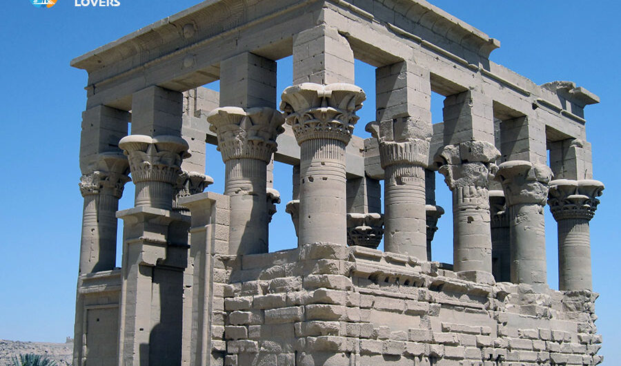 كشك تراجان في جزيرة أجيليكا، اسوان مصر | حقائق وتاريخ اهم المعابد الاثرية الفرعونية من العصر الروماني