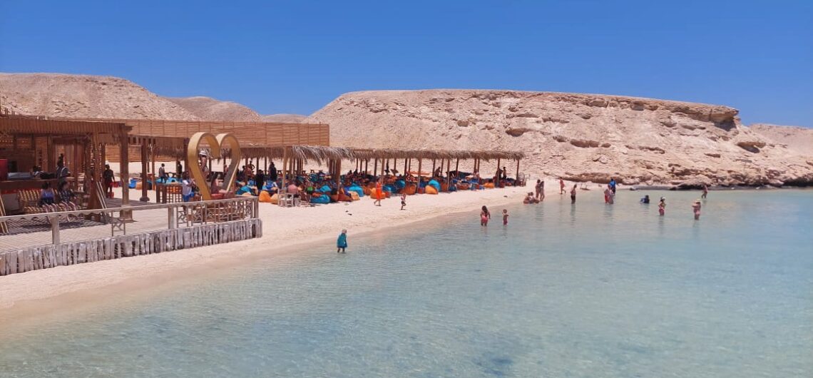 Giftun-Inseln Orange bay pláž ostrov Hurghada