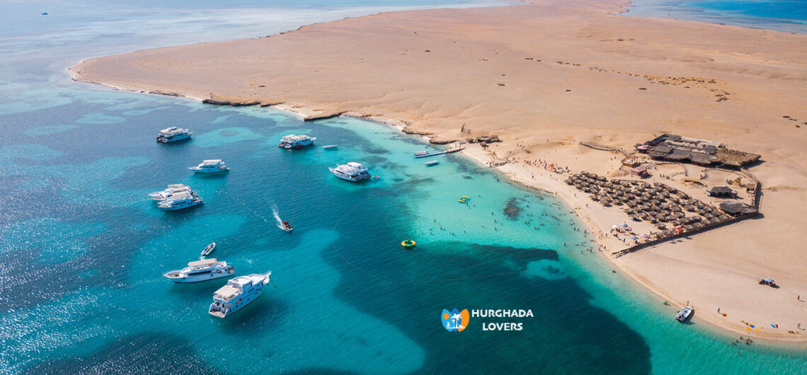 De eilanden rondom Hurghada Egypte