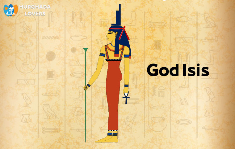 Gott Isis - Ägyptischer Goddess - Die Göttin der Magie