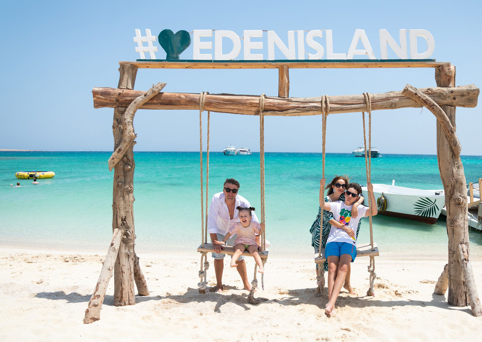 Book Your VIP Beach Day Use all inclusive Now Makadi bay to Eden Island Beach