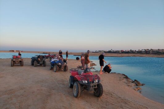 Hurghada Quad Biking on the Beach Trip Sahl Hasheesh Quad bike on the Beach