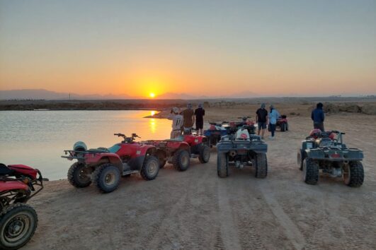 Hurghada Quad Biking on the Beach Trip Soma bay Quad Biking on the Beach Tour Makadi bay Quad Biking on the Beach