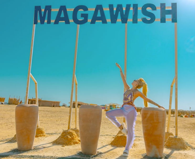 Magawish Island Hurghada from Soma bay Makadi bay to Magawish Island Beach