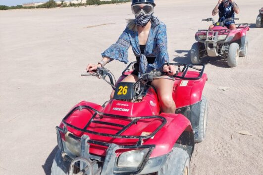 Morning Quad Biking Tour from Soma bay Desert Safari