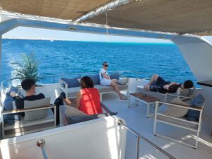 Soma bay Bootsverleih zur Orange Bay Insel