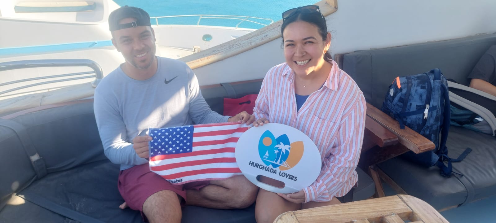 couples Orange bay Island Snorkeling Trip from Makadi bay