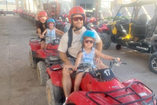 El Gouna Desert Safaris with Kids Private Sahl Hasheesh Family Quad bike Tour with Kids