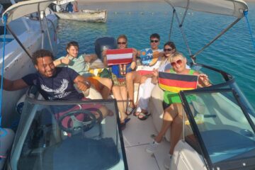 El Gouna Schnellbootvermietung zur Paradiesinsel Hurghada Schnellbootverleih zur Orange bay Insel & Schnorcheln mit delfinen Makadi Bay Soma bay Sahl Hasheesh
