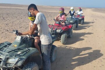 El Gouna Super Jeep Safari Trip mit ATV Quad Bike Hurghada Makadi bay Soma bay Sahl Hasheesh
