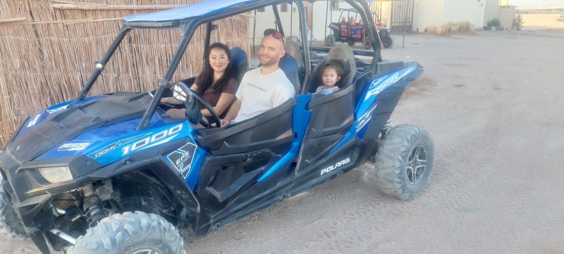 buggy tour with kids EL Gouna Buggy Safari Private Tour