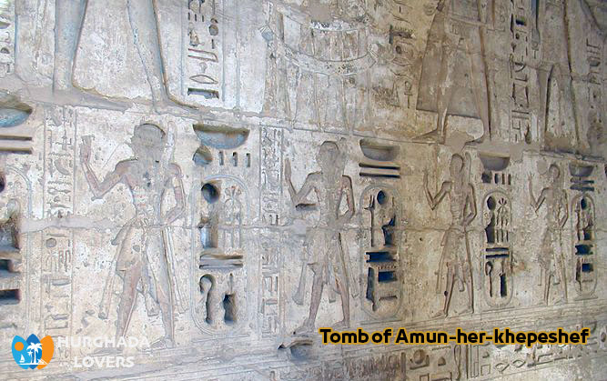 Das Grab von Amunherchepsef im Tal der Könige, Luxor, Ägypten