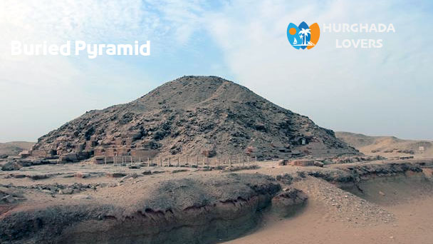 Die vergrabene Pyramide in Sakkara, Ägypten