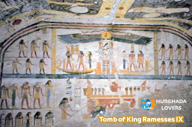 Grab von König Ramses IX. im Tal der Könige, Luxor, Ägypten
