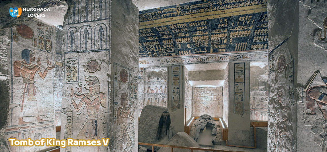 Grab von König Ramses V. im Tal der Könige, Luxor, Ägypten