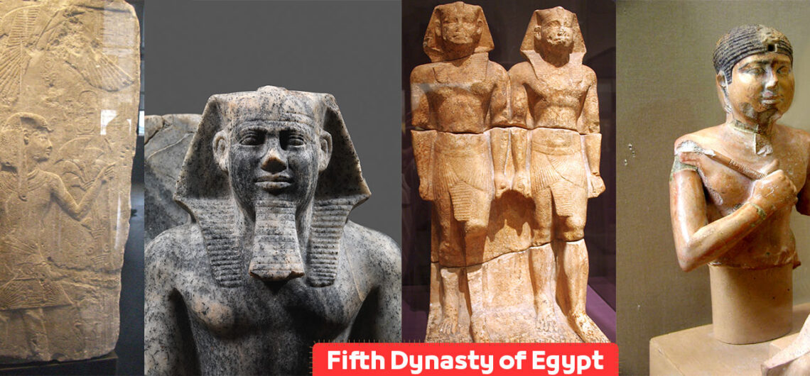Kings of the Fifth Dynasty of Egypt Die 5. Dynastie alten Ägypten