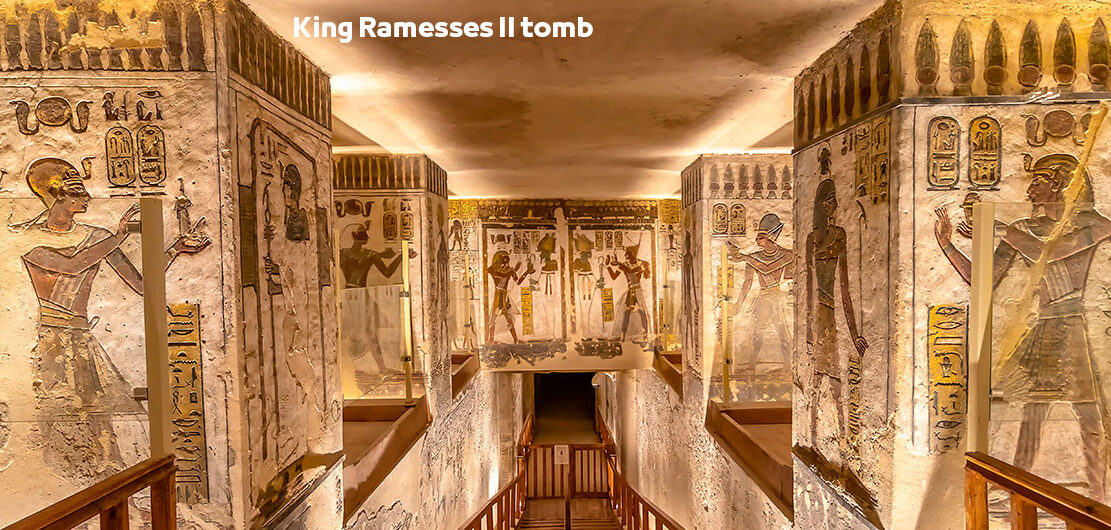 Tomb of King Ramesses II in Valley of the Kings Luxor Egypt | KV7