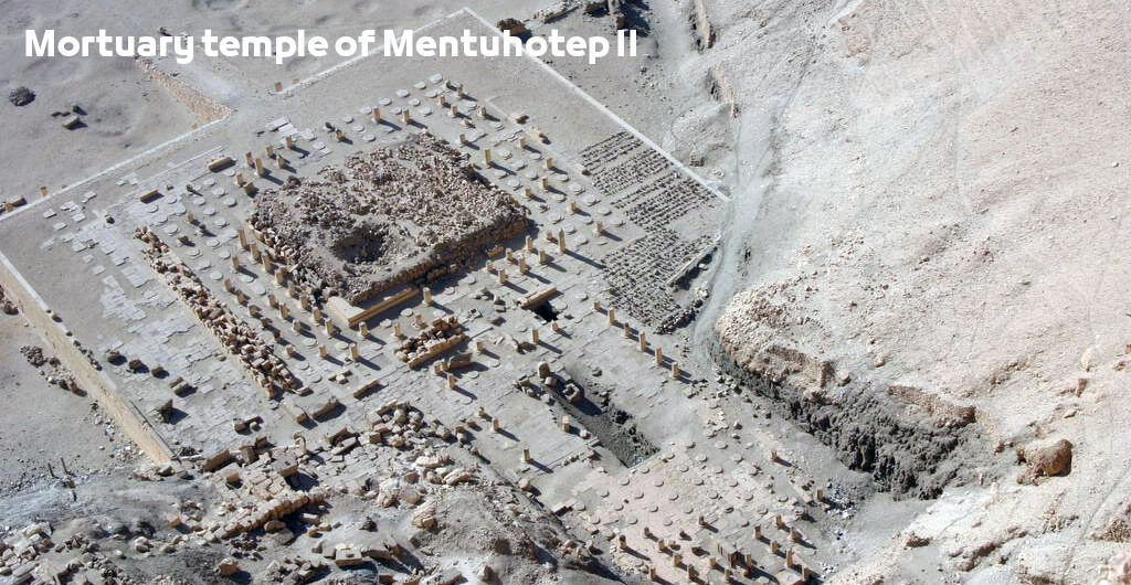 Mortuary temple of Mentuhotep II in Luxor Egypt | Egyptian Temples معبد منتوحتب الثاني