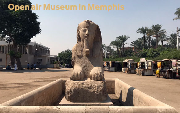 Open air Museum in Memphis Egypt | Museums in Saqqara المتحف المكشوف في ميت رهينة