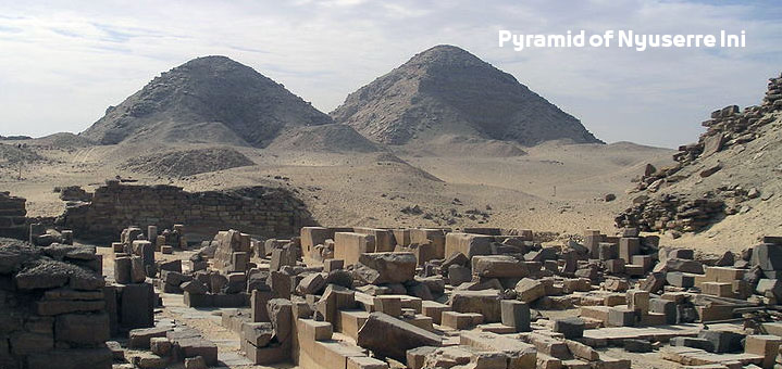 Pyramid of Nyuserre Ini in Saqqara Giza, Egypt | Facts, History
