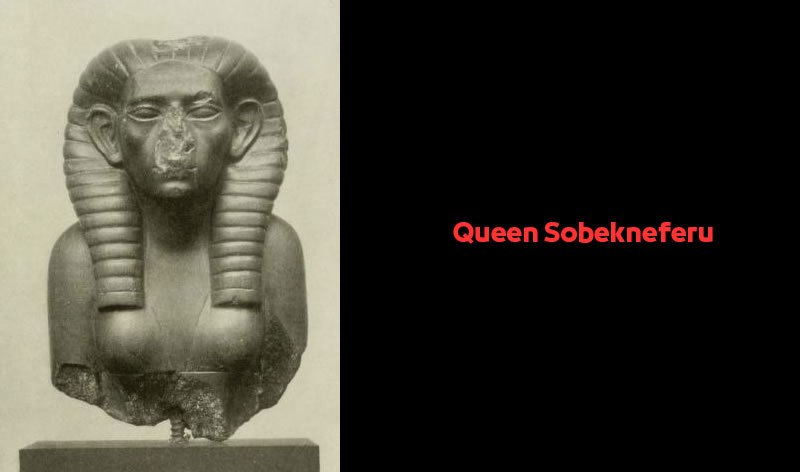 Queen Sobekneferu | Female Pharaoh - Egyptian Pharaohs Kings Königin Nofrusobek