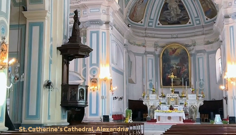 St. Catherine's Cathedral in Alexandria Egypt | Coptic Tourist attractions كاتدرائية سانت كاترين