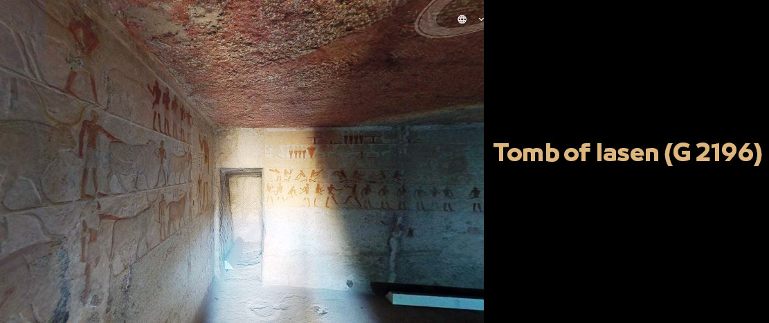 Tomb of Iasen in Giza Egypt - G 2196 | Facts Egyptian Tombs Grab von Iasen