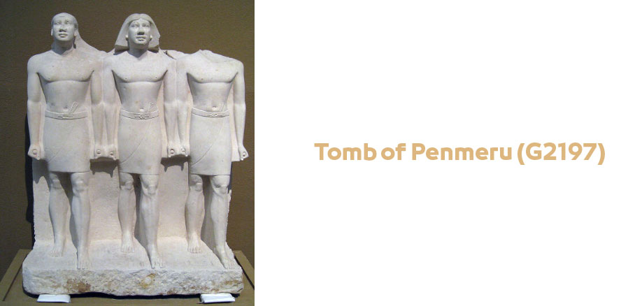 Tomb of Penmeru in Giza Egypt - G2197 | Facts Egyptian Tombs Grab von Penmeru