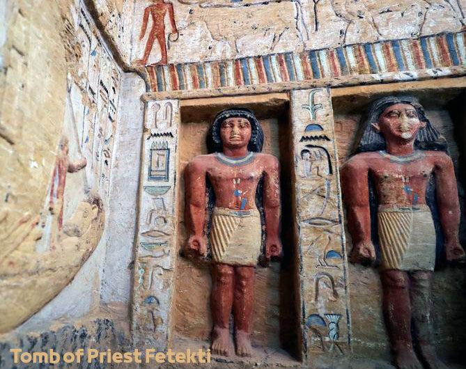 Tomb of Priest Fetekti in Saqqara Egypt | Egyptian Tombs