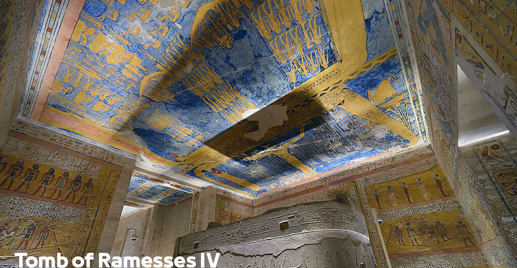 Tomb of Ramesses IV in Valley of the Kings Luxor Egypt | KV2