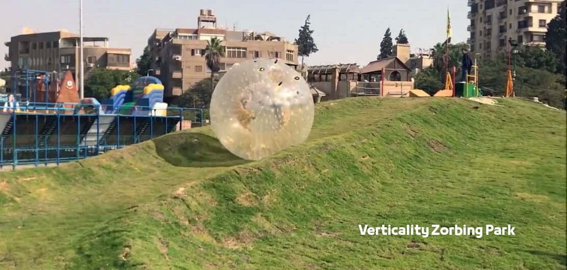 Verticality Zorbing Park in Cairo Egypt | Best Activities in Giza for Family with Kids حديقة فيرتيكاليتي زوربينج