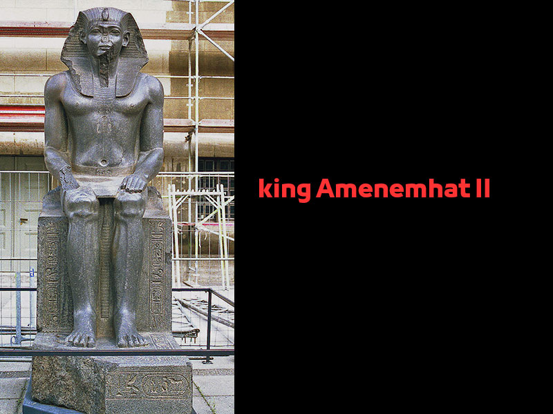king Amenemhat II Egyptian Pharaohs Kings 12th Dynasty