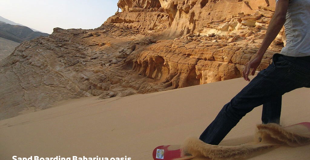 Sand Boarding in Bahariya oasis Egypt | Top Activities and Places to Visit التزلج على الرمال