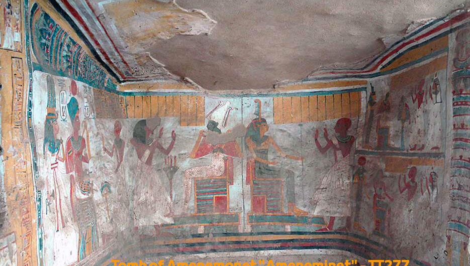 Tomb of Amenemonet "Ameneminet" - TT277 in Tombs of The Nobles, Luxor “Thebes” Egypt | Facts Egyptian Tombs مقبرة أمون إم ونيت