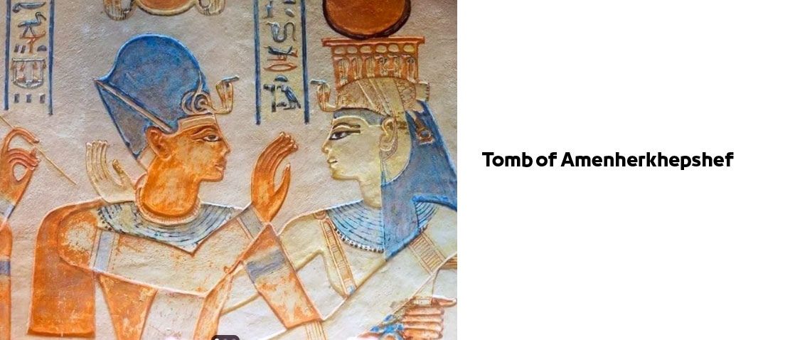 Tomb of Amenherkhepshef in the Valley of the Kings, Luxor, Egypt - KV13