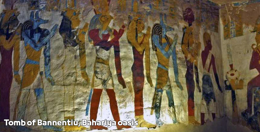 Tomb of Bannentiu in Bahariya oasis Egypt | Egyptian Tombs, Pharaonic Tourist attractions